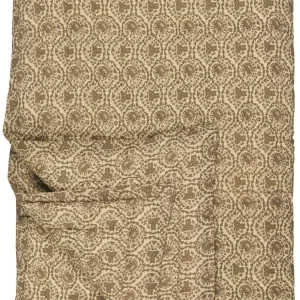 Ib Laursen – Quilt Camma naturfarvet m/grønlige blomster