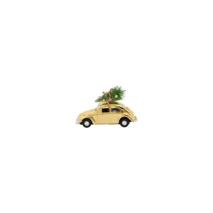House Doctor – Dekoration, Mini Xmas car, Guld