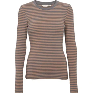Basic Apparel – Ludmilla LS Tee, Portabella
