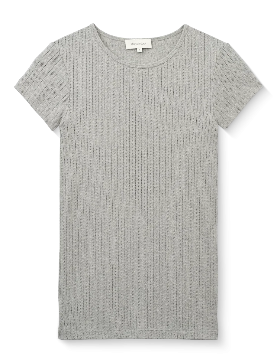 Studio Feder – Kamma T-shirt, Grå - Billede 2