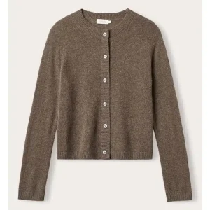 O’TAY – Oceania Cardigan, Brownstone